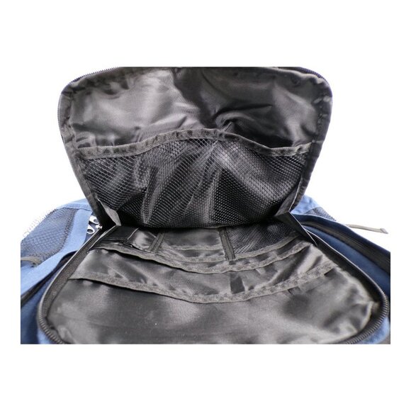 K-Cliffs Classic Navy Medium School Bag Basic Book Bag Reflective #981 - Picture 5 of 8